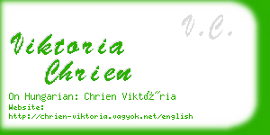 viktoria chrien business card